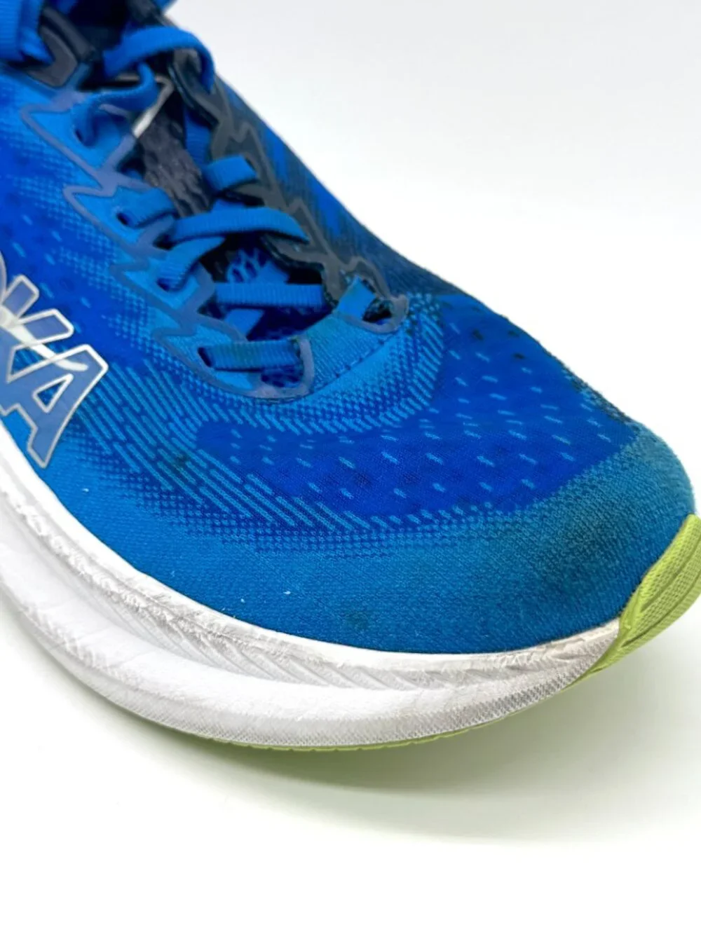 Hoka Mach 6 Mens Running Shoes Size 10 D Blue GUC Activewear 1147790-ECC